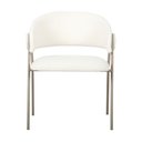 Ver imagem 2 de Cadeira Toulouse Base Champagne - Nude Bouclé