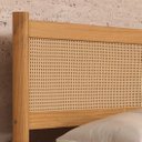 Ver imagem 4 de Cama King Madeira Maciça Rattan Palhinha Estrado Incluso Freijó Cefira Idimex