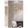Relógio De Parede 3d Dourado Metal Design Europeu 50cm - 5