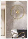 Ver imagem 5 de Relógio De Parede 3d Dourado Metal Design Europeu 50cm
