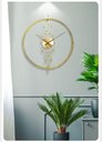 Ver imagem 7 de Relógio De Parede 3d Dourado Metal Design Europeu 50cm