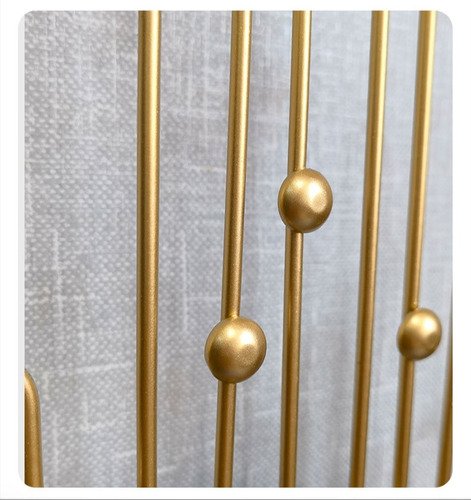 Relógio De Parede 3d Dourado Metal Design Europeu 50cm - 4