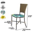 Ver imagem 3 de 1 Cadeira Gramado Pequi Jardim Em Fibra Tramada Fechada.