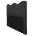 Ver imagem 4 de Cabeceira Queen Bari P02 160 cm Para Cama Box Suede Preto