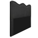 Ver imagem 1 de Cabeceira Queen Bari P02 160 cm Para Cama Box Suede Preto