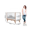 Ver imagem 5 de Quarto de Bebê Completo Confete 3 Peças (1 Guarda Roupa + 1 Berço + 1 Cômoda) Qi57 Branco-