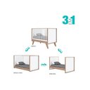 Ver imagem 6 de Quarto de Bebê Completo Confete 3 Peças (1 Guarda Roupa + 1 Berço + 1 Cômoda) Qi57 Branco-