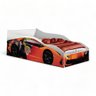 Cama Racer Solteiro Laranja com Colchão Gabrielli - 2