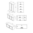 Ver imagem 3 de Armário de Cozinha Completo Ditália Berlim 5 Peças Cv/br B5