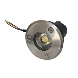 Balizador Led Cob 3W Bivolt Spot De Embutir Em Piso Chão Gramado Escada Jardim Luz Branco Quente Uso - 4
