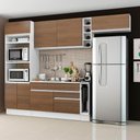 Ver imagem 1 de Armário de Cozinha Completa 290cm Branco/Rustic Safira Madesa 04