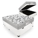 Ver imagem 1 de Cama Box com Baú Casal + Colchão de Molas Ensacadas - Probel - Evolution - Branco