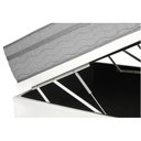 Ver imagem 3 de Cama Box com Baú Casal + Colchão de Molas Ensacadas - Probel - Evolution - Branco