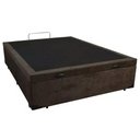 Ver imagem 4 de Cama Box Baú Casal Suede Marrom Emth 138x188x40