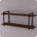 Ver imagem 3 de Prateleira Estilo Industrial Banheiro Parede GND PM 80cm