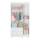 Ver imagem 6 de Quarto de Bebê Completo com Guarda-Roupa 3 Portas, Cômoda e Berço Mini Cama Allegra Espresso Móveis