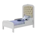 Ver imagem 4 de Quarto de Bebê Completo com Guarda-Roupa 3 Portas, Cômoda e Berço Mini Cama Allegra Espresso Móveis