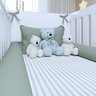 Quarto de Bebê Completo 100% MDF com Guarda Roupa 3 Portas, Cômoda e Berço Mini Cama Life Espresso Móveis - 16