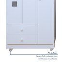 Ver imagem 7 de Quarto de Bebê Completo 100% MDF com Guarda Roupa 3 Portas, Cômoda e Berço Mini Cama Life Espresso Móveis