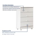 Ver mais imagens de Quarto de Bebê Completo 100% MDF com Guarda Roupa 3 Portas, Cômoda e Berço Life Espresso Móveis