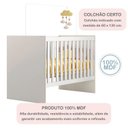 Ver mais imagens de Quarto de Bebê Completo 100% MDF com Guarda Roupa 3 Portas, Cômoda e Berço Life Espresso Móveis