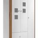 Ver imagem 7 de Quarto de Bebê Completo com Guarda-Roupa 3 Portas, Cômoda e Berço Life Espresso Móveis