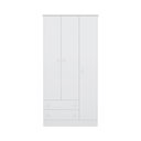 Ver imagem 3 de Guarda Roupa Infantil 3 Portas 2 Gavetas Lua Encantada Branco
