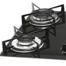 Cooktop 5 Bocas à Gás Tripla Chama Mesa Vidro Bivolt Fischer - 3
