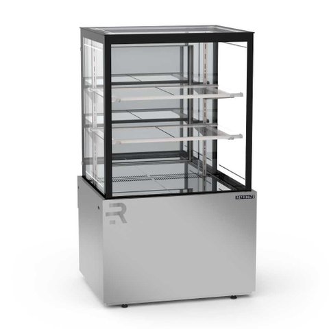 Vitrine Refrigerada 75 Cm 2 Prateleiras Titanium Premium Inox Vtprr750 2p 220v - Refrimate