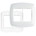 Ver imagem 1 de Placa com Suporte 4"" X 4"" 6 Módulos Horizontais Elegance - 2378 - Fame Placa C/suporte 4x4 6 Modul