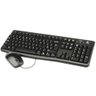 Teclado e Mouse Logitech Mk120 Usb Preto com Fio - 1