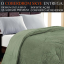 Ver imagem 2 de Edredom Super King Skye Canelado Cobertor Inverno Pesado:verde