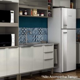 Balcão para Pia de Cozinha 2 Portas 3 Gavetas 120cm Verace Espresso Móveis - 5