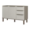 Ver imagem 3 de Balcão para Pia de Cozinha 2 Portas 3 Gavetas 120cm Verace Espresso Móveis