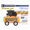 Ver imagem 4 de Compressor Ar CHIAPERINI Portatil 10 REX.T 140PSI 10 Pés 50L 2HP com Rodas - Bivolt