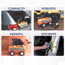 Ver imagem 3 de Compressor Ar CHIAPERINI Portatil 10 REX.T 140PSI 10 Pés 50L 2HP com Rodas - Bivolt