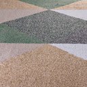 Ver imagem 3 de Tapete para Sala Classic Maiorca 24 Caramelo-Verde 1,00x1,50M - J Serrano