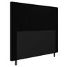 Cabeceira Cama Box Casal Ferrara 140cm Corano Preto - Desk Design - 1