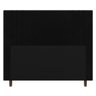 Cabeceira Cama Box Casal Ferrara 140cm Corano Preto - Desk Design - 3