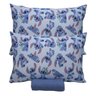 Jogo de Cama Portallar Casal Malha 100% Algodão Disney Mickey Stitch e Xepa 3 Peças Azul - 3