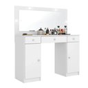 Ver imagem 2 de Penteadeira Camarim Carisma 2 Portas e 3 Gavetas com Espelho e Led 5950 Demóbile