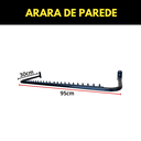 Ver imagem 3 de Kit com Duas Araras Cabideiros Rt Organizador de Cabides Aço Reforçado Loja Closet Quarto