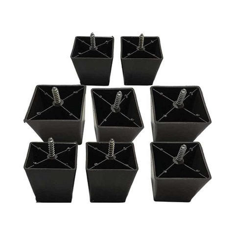 Pé Para Sofá Hack Móveis Hack 6cm Trapézio 8 unidades
