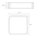 Ver imagem 2 de Lustre Plafon Madeira Arredondado 50x50cm - Imbuia