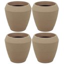 Ver imagem 1 de Kit 4 Vasos Egípcio 54cm Granito Areia Tramontina