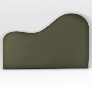 Cabeceira Orgânica 140cm Casal Painél para Cama Box Bouclé Serena