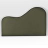 Cabeceira Orgânica 140cm Casal Painél para Cama Box Bouclé Serena - 1