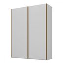 Ver imagem 2 de Guarda-roupa Solteiro Veneto 2 Portas 3 Gavetas 100% Mdf Branco - Mambel