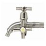 Torneira Lavanderia Tanque 2 Saídas Aço Inox 304 Escovado - 4