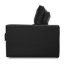 Sofá Retrátil e Reclinável 2 Lugares 1,50m com Molas Milena Suede Preto Rover & Beato - 6